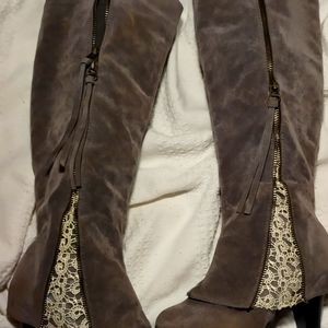 Muk LUKS women's lacy boots